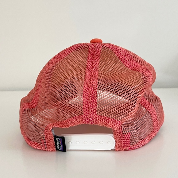 Patagonia Red and White Trucker Hat - Picture 3 of 5